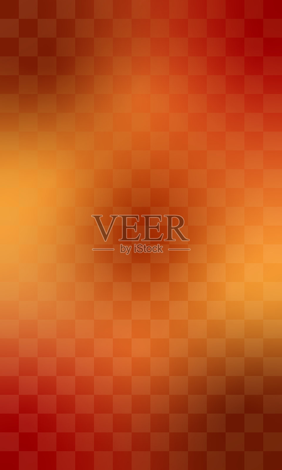 红色背景说明。华丽的红色方块方格图案。插画图片素材