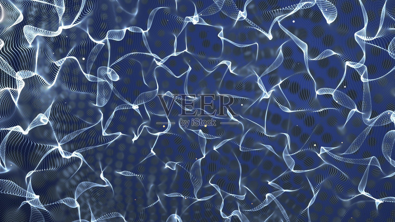 未来粒子波在抽象背景上的3d渲染。照片摄影图片