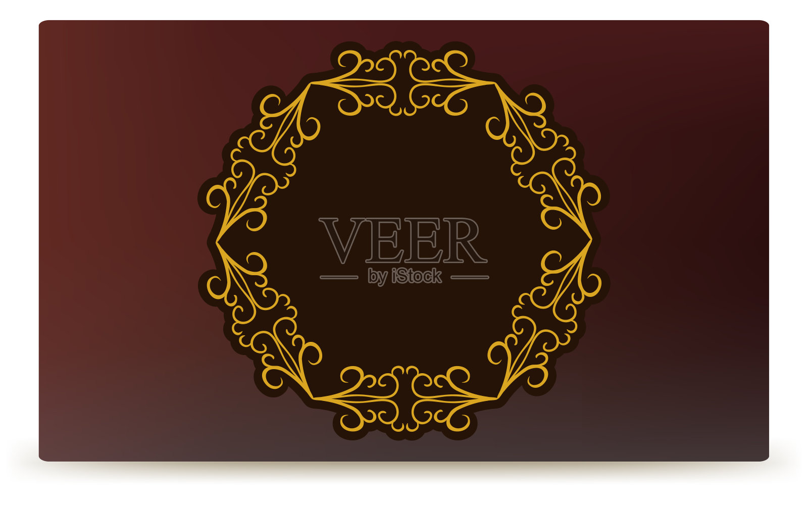 框架材料，豪华典雅的哥特式框架设计元素图片