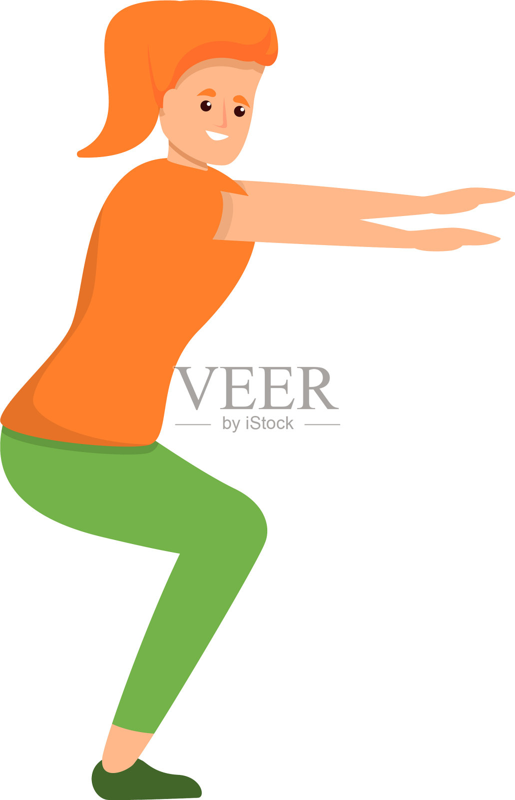 运动医生运动图标卡通风格设计元素图片