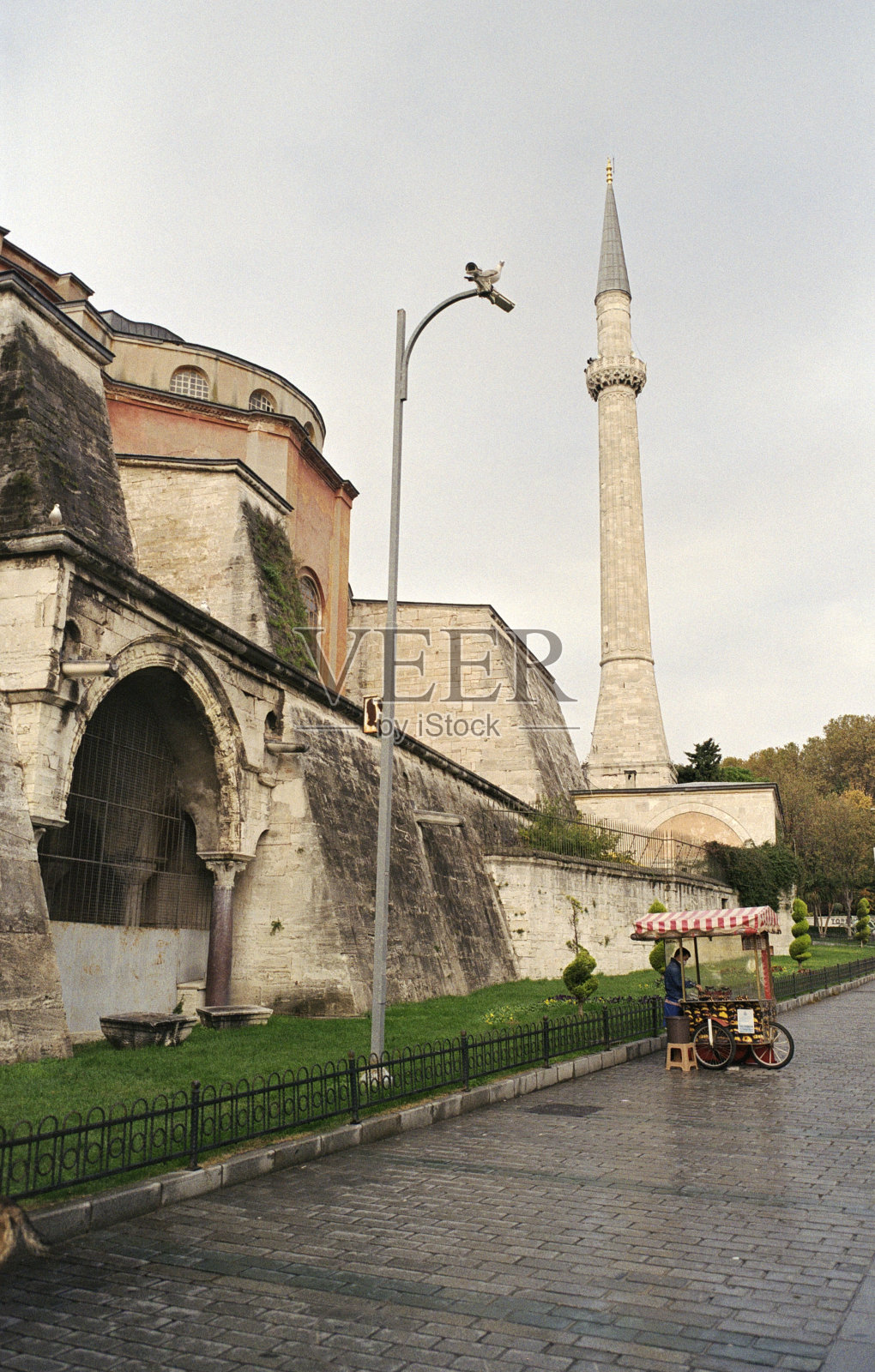 土耳其伊斯坦布尔的圣索菲亚大教堂照片摄影图片