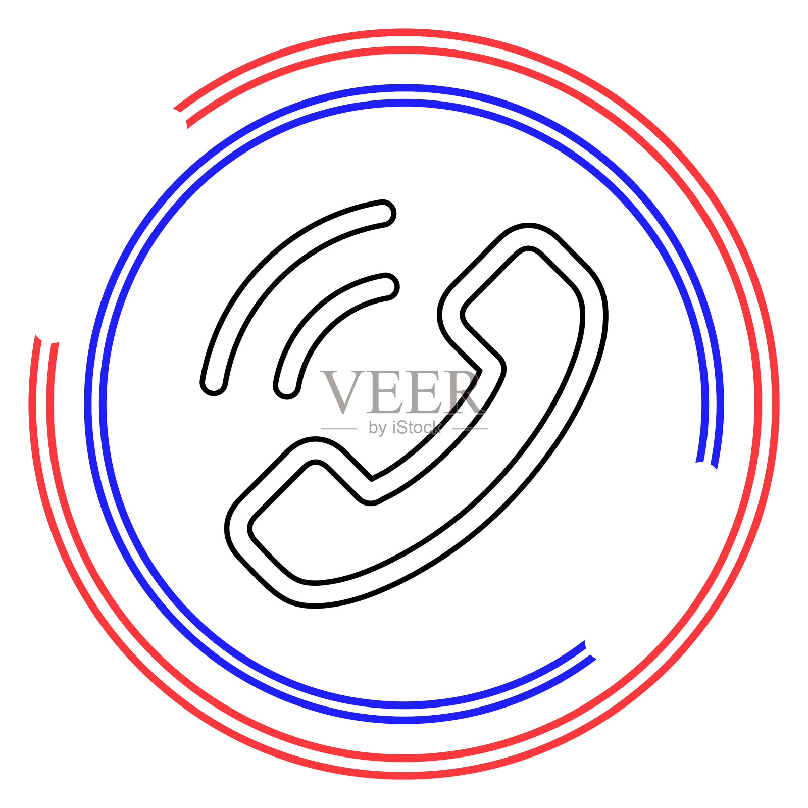 呼叫中心图标设计元素图片