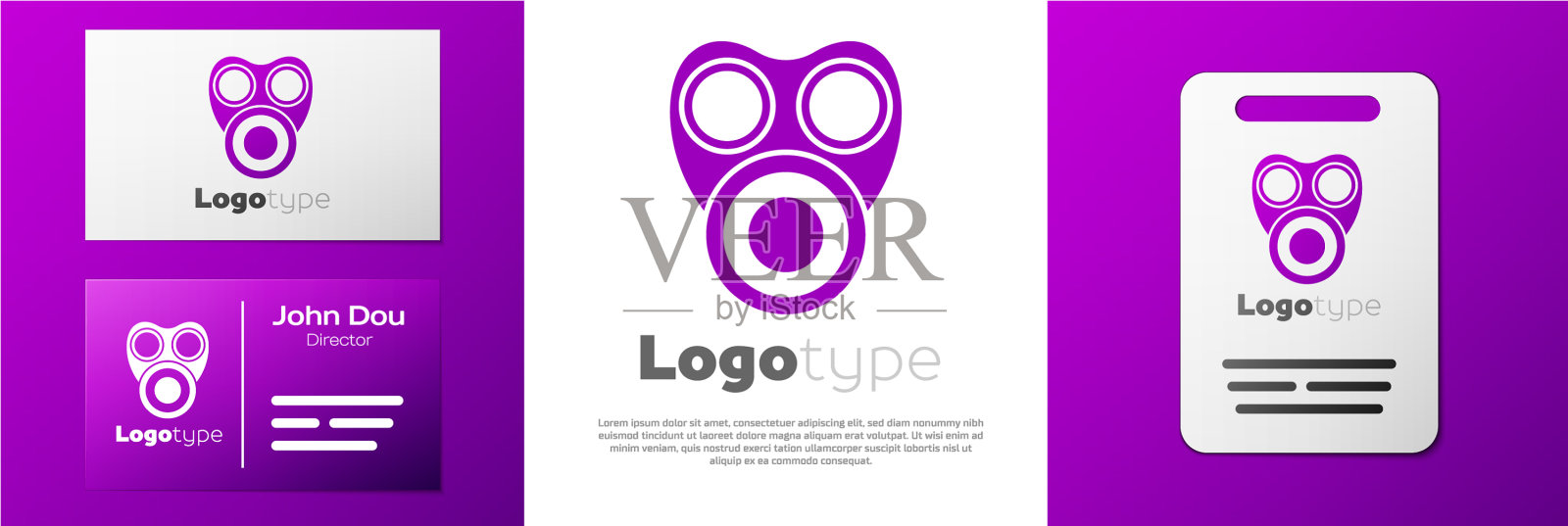 标识型防毒面具图标隔离在白色图标素材