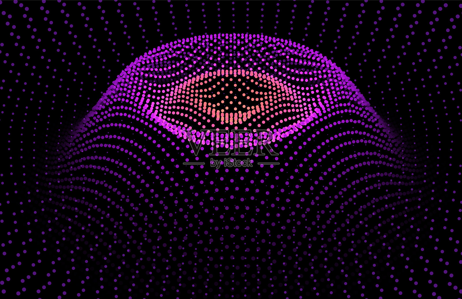 结点面海点波辉光流滴插画图片素材