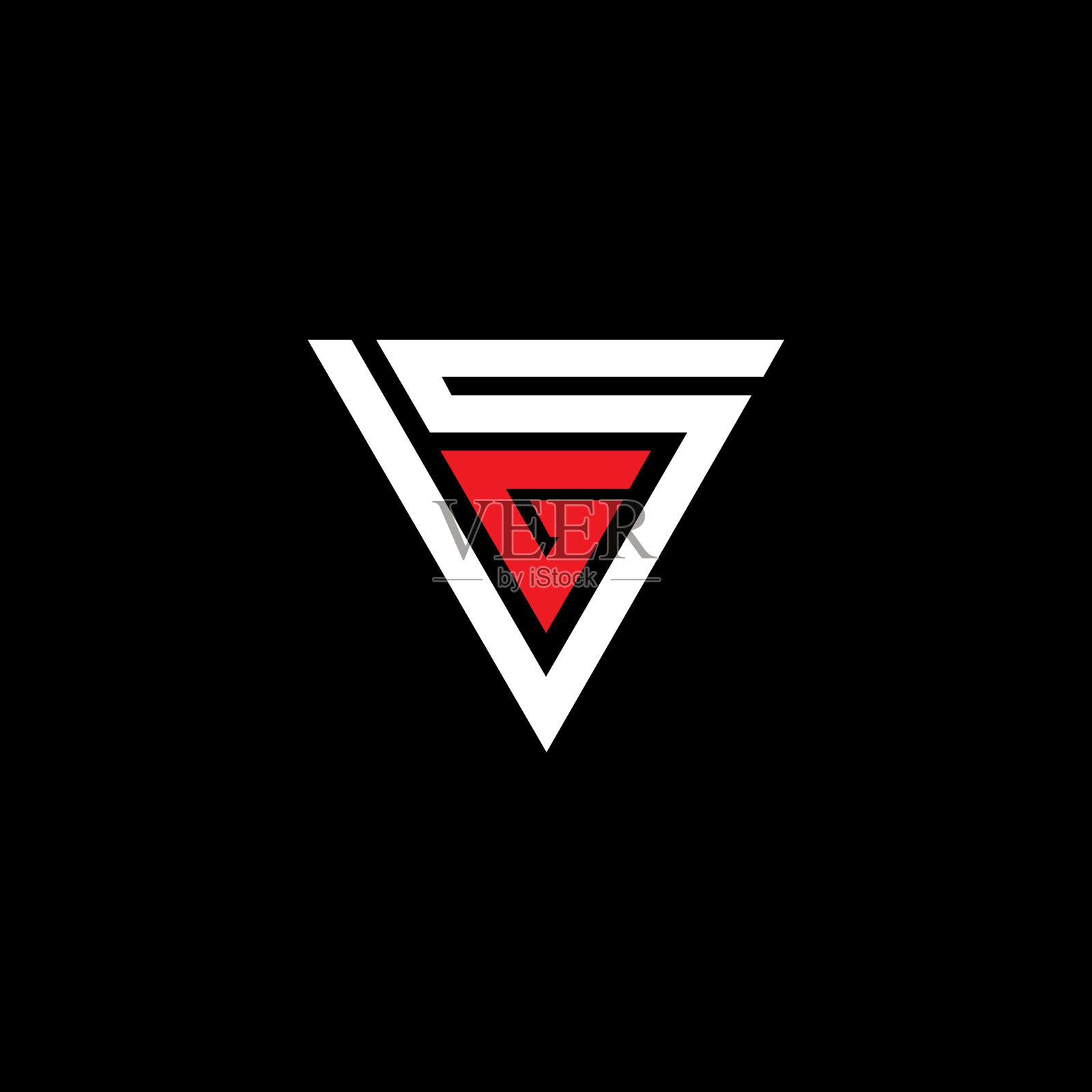 g字母标志设计g sg三角形标志圆插画图片素材