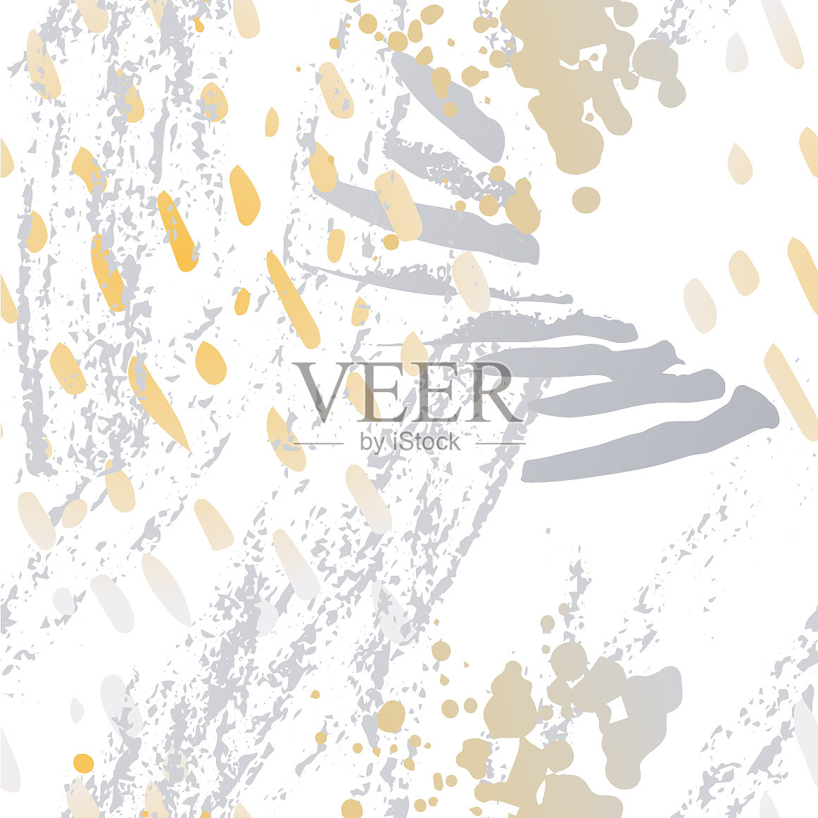 飞溅无缝图案时尚概念插画图片素材