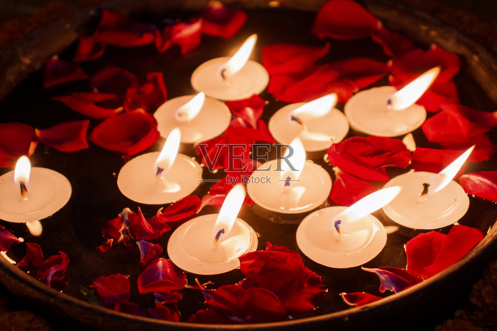 印度排灯节的家庭装饰照片摄影图片