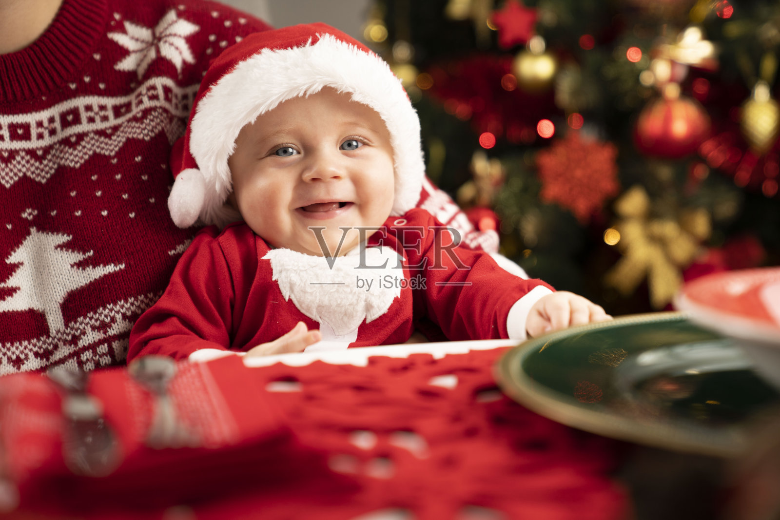 庆祝圣诞节。照片摄影图片