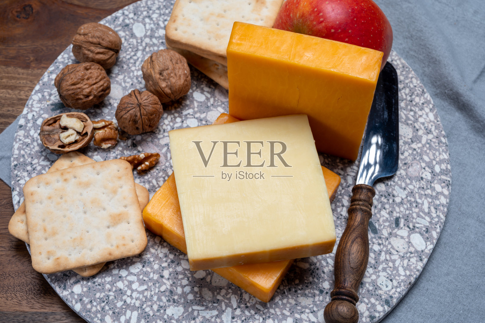 奶酪收集，橙色和黄色熏英国奶酪从英国照片摄影图片