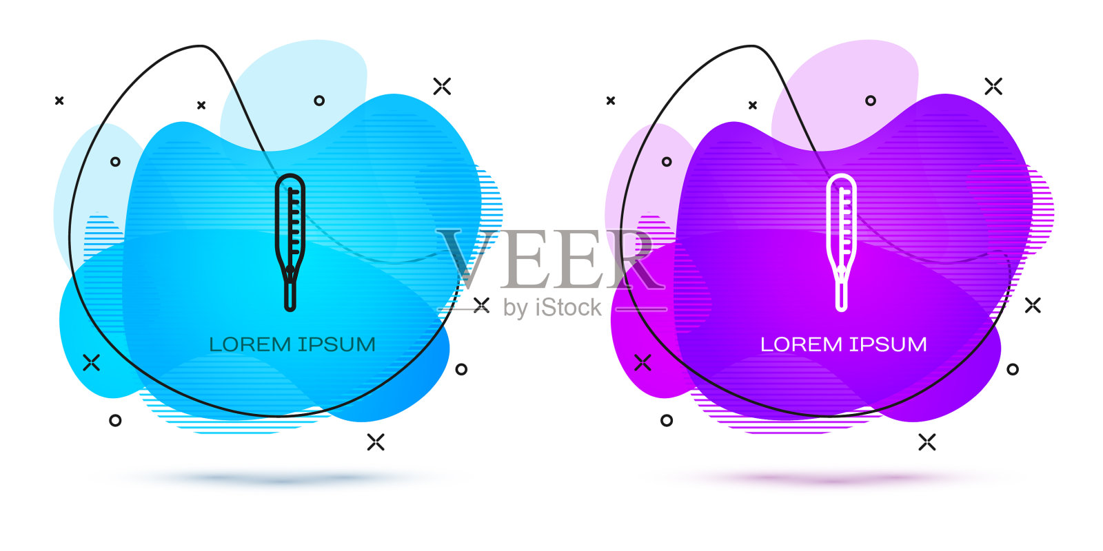 医用体温计插画图片素材