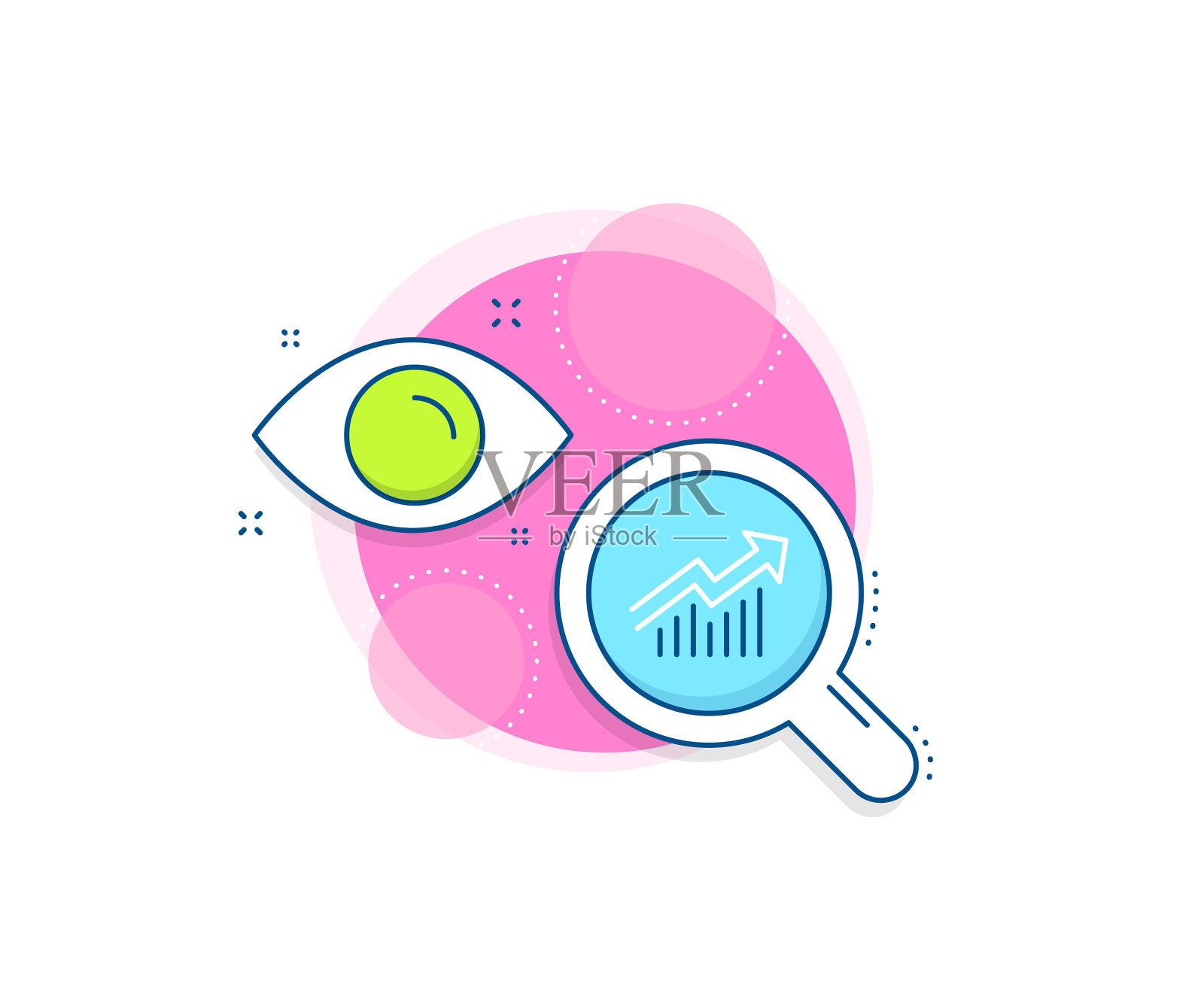 图表线图标报告图形符号设计元素图片