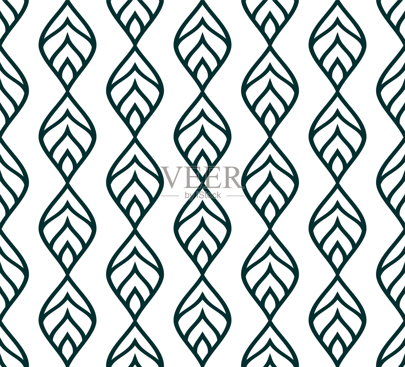 观赏性无缝图案几何图案插画图片素材