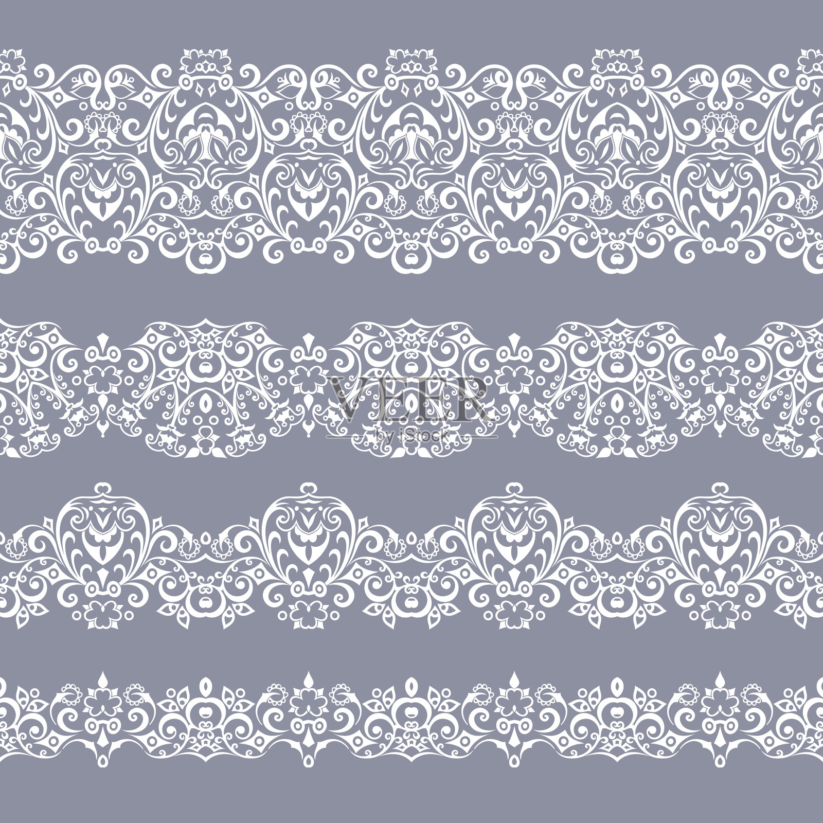 抽象民族自然无缝线条艺术条纹插画图片素材