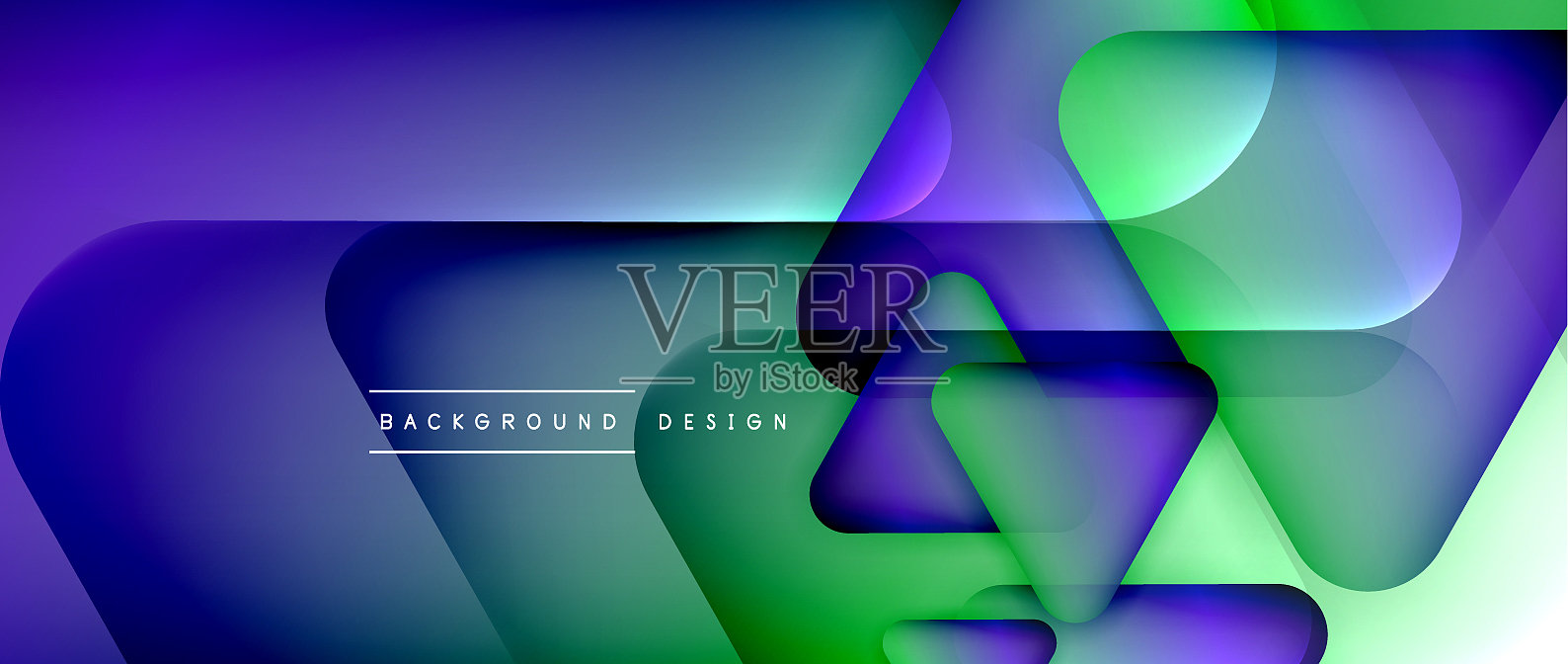 三角形形状几何抽象背景3d插画图片素材