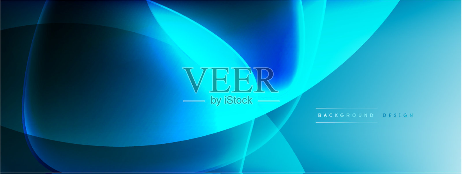 摘要背景-液体气泡的形状插画图片素材