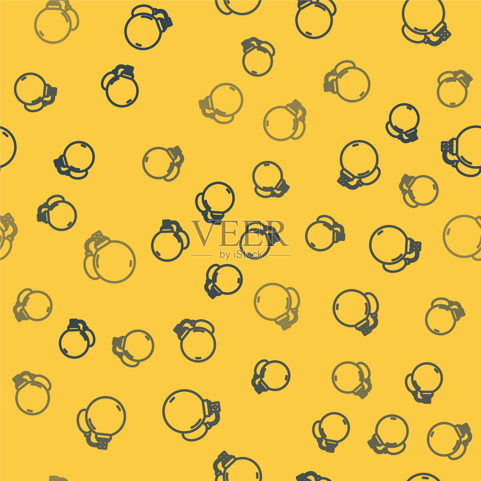 蓝线香水图标隔离无缝模式插画图片素材