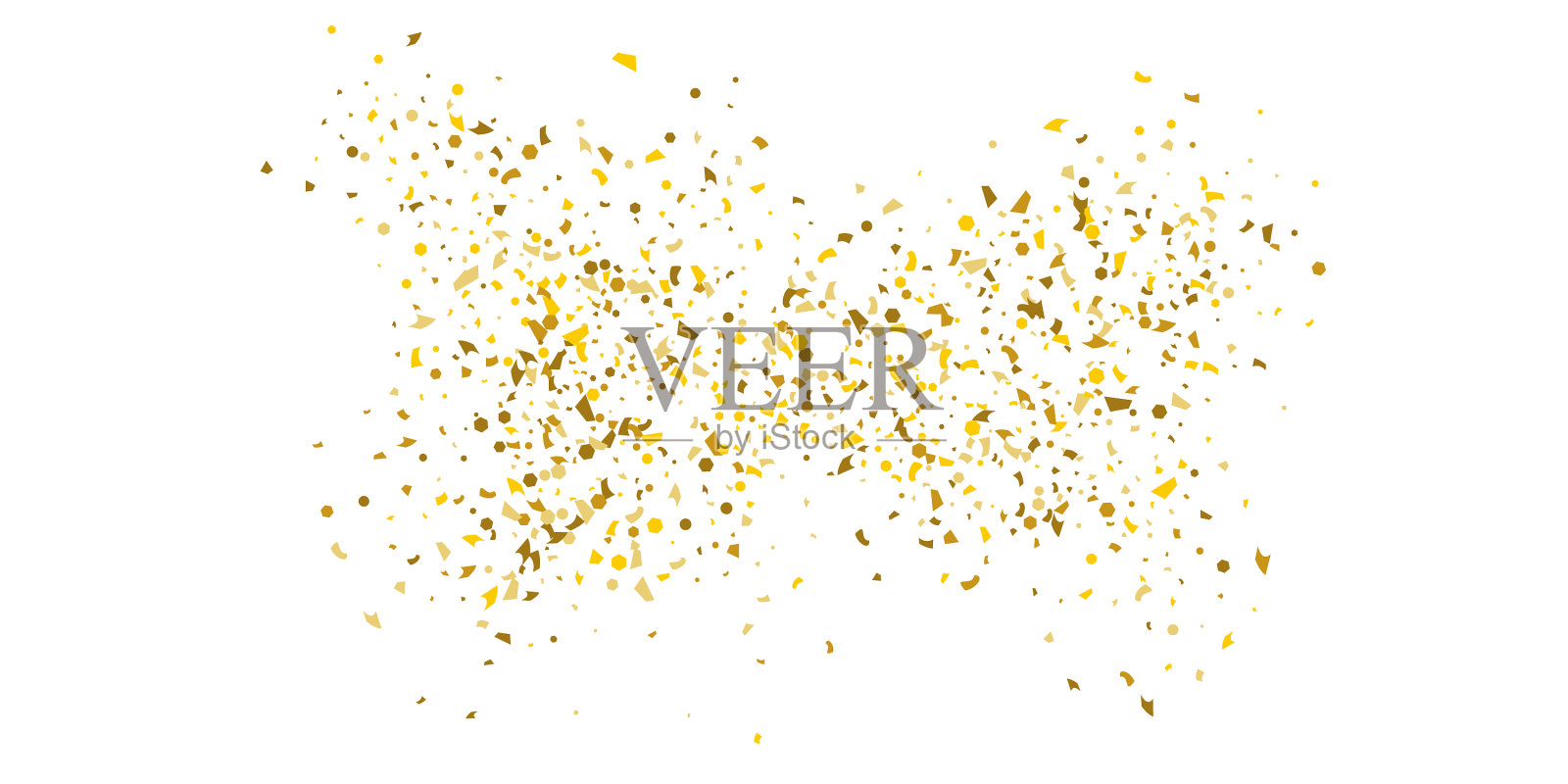 金色的闪光插画图片素材