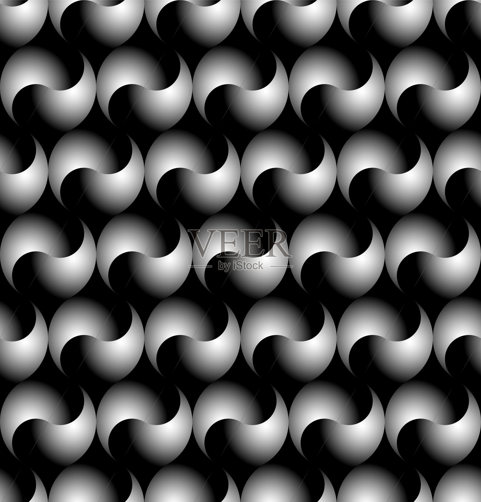 抽象的黑色几何无缝背景插画图片素材