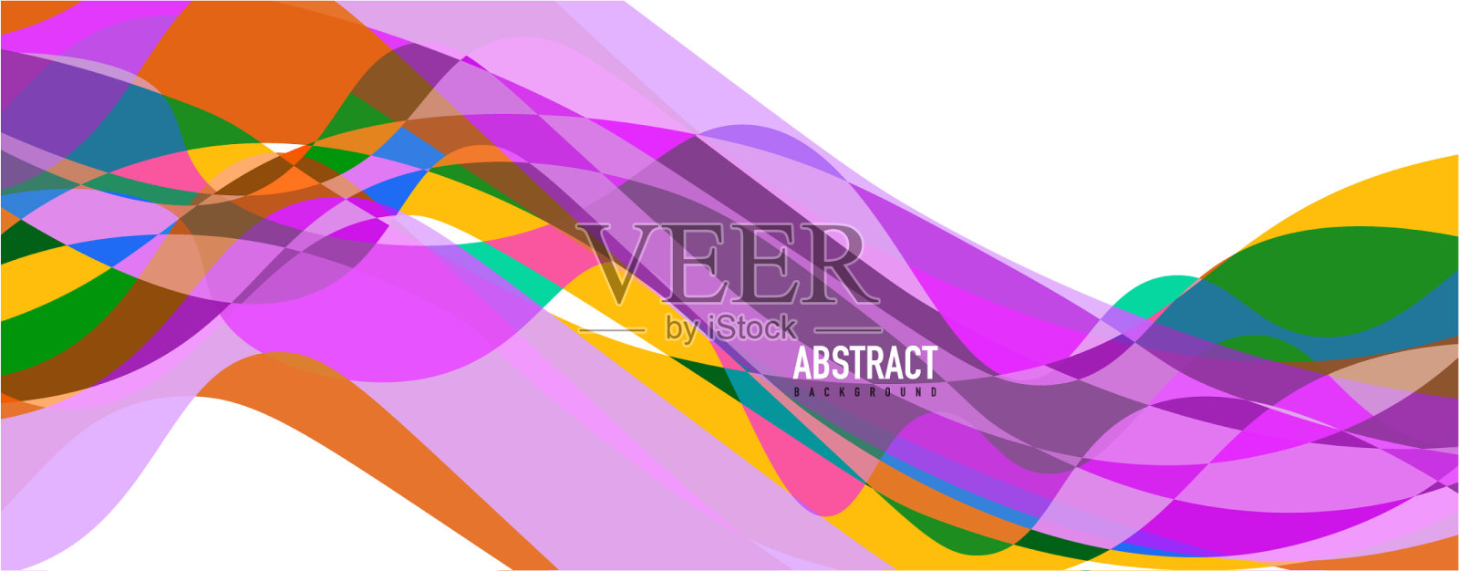 流体波彩色抽象背景动态插画图片素材