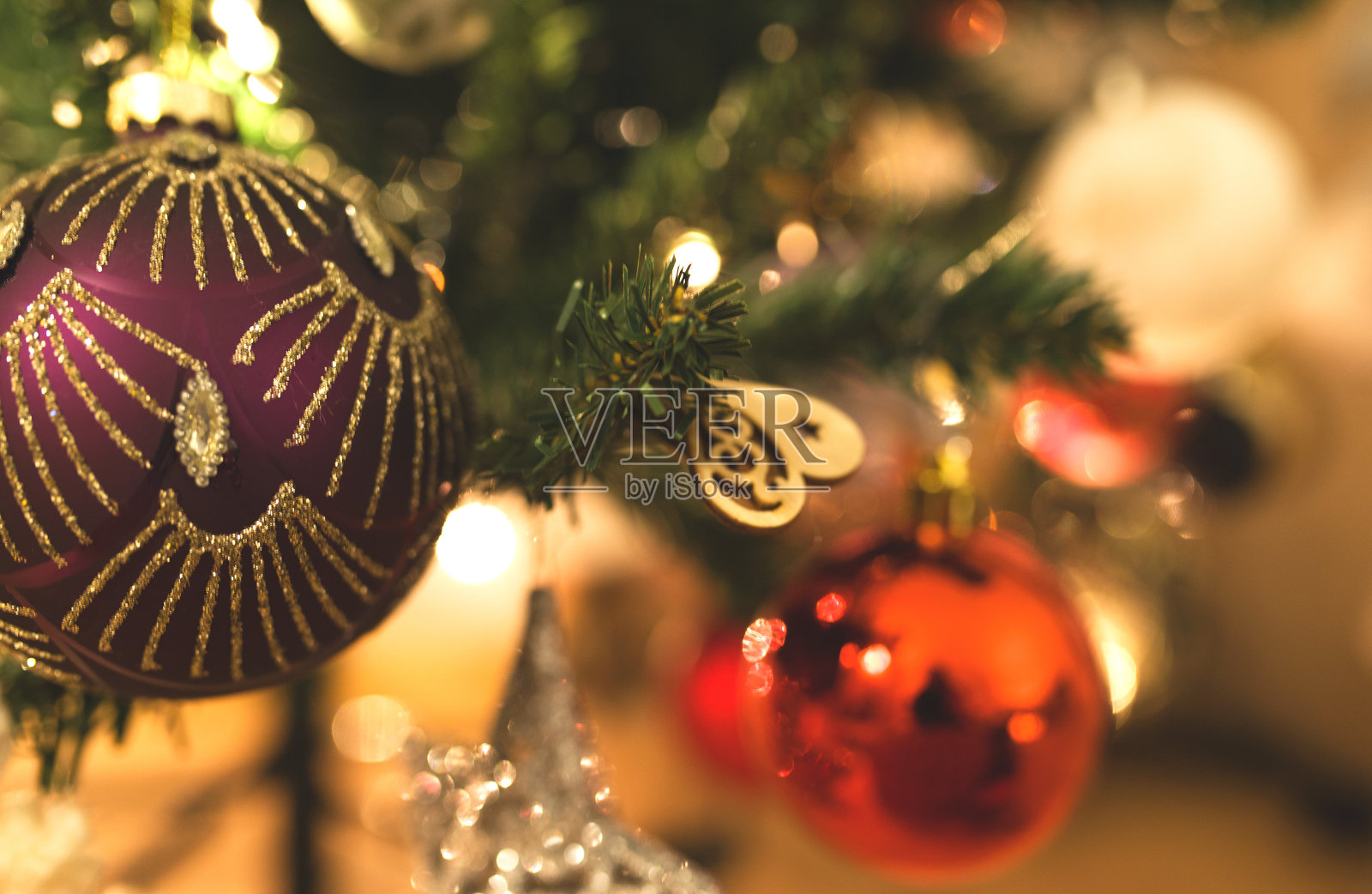 2021年新年和圣诞节概念。平面矢量图照片摄影图片