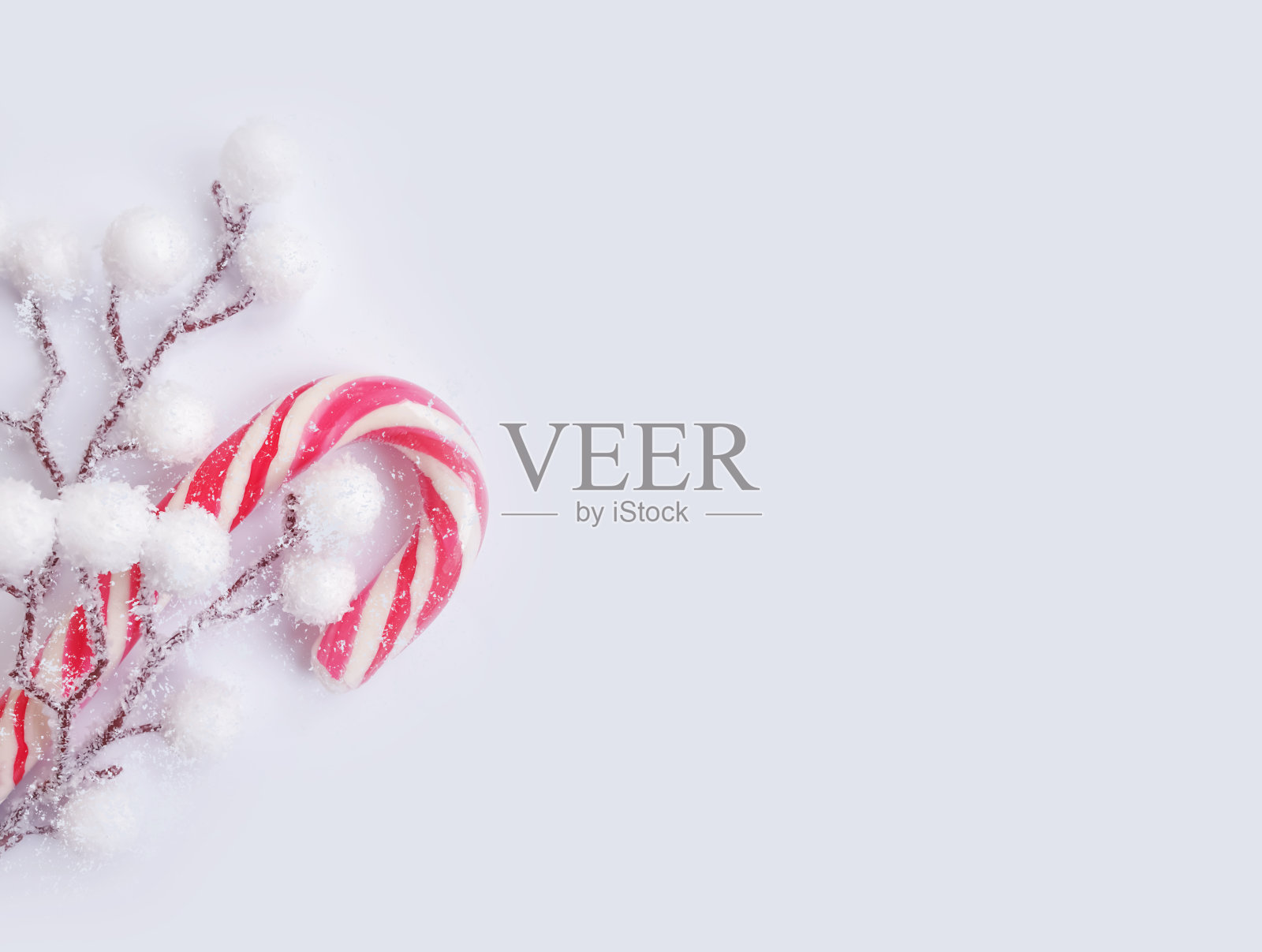 圣诞糖果，彩色背景的玩具照片摄影图片