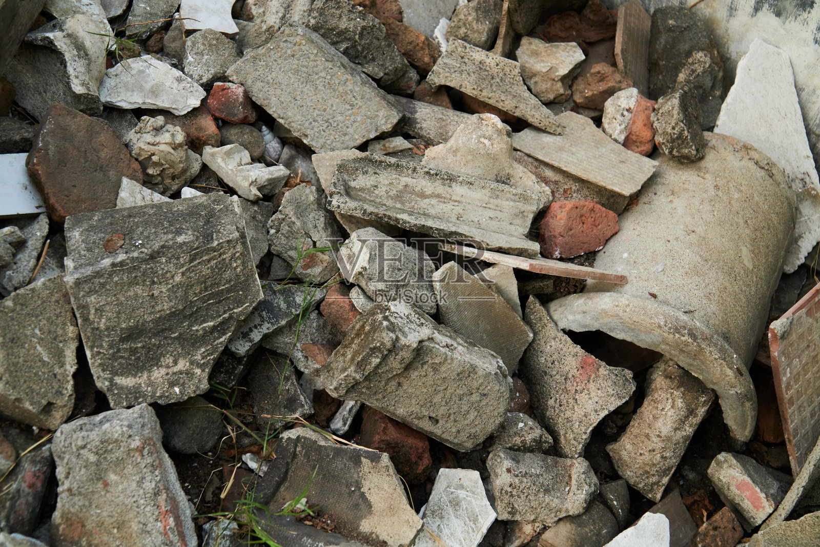 建筑物的废墟照片摄影图片