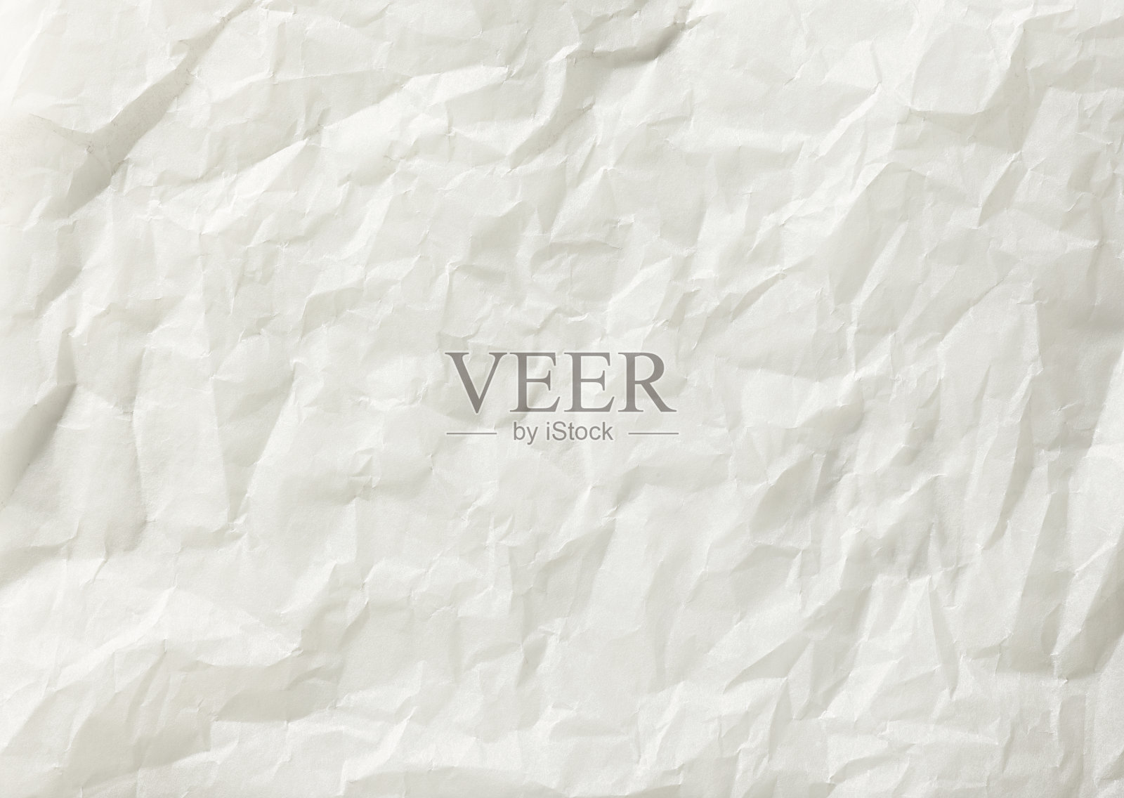 皱巴巴的白色烘焙纸背景，俯视图照片摄影图片