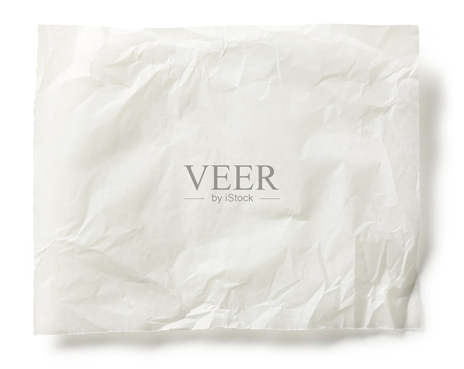 弯曲的烤纸，孤立在白色背景上，俯视图照片摄影图片