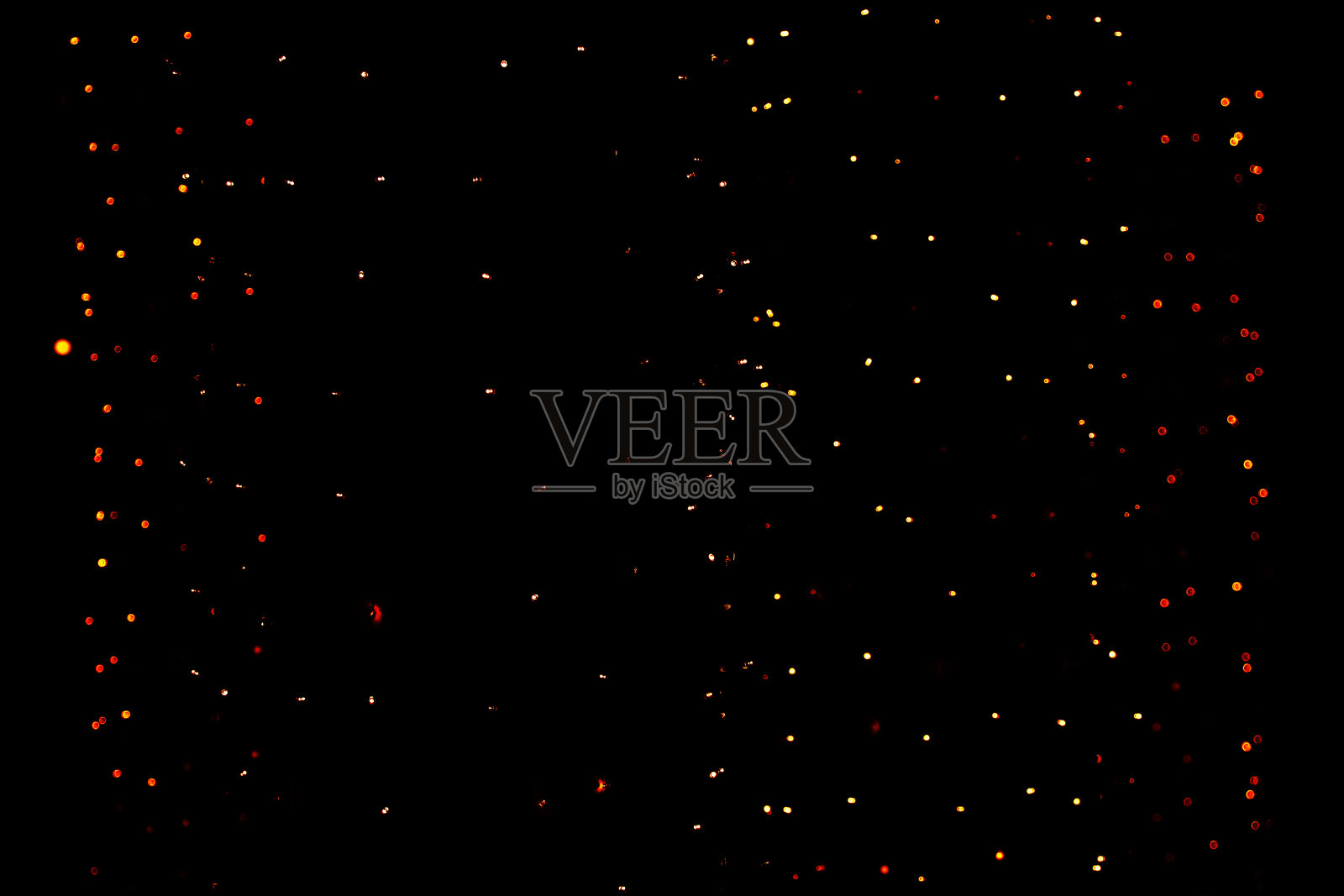 黑色背景上的散焦光点，模糊的抽象图案，背景虚化照片摄影图片