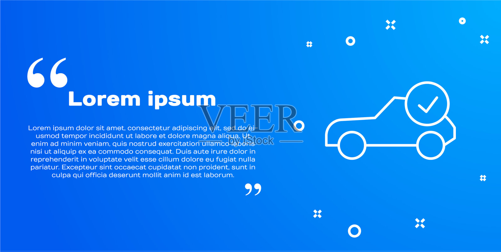 白线自动服务检查汽车图标插画图片素材