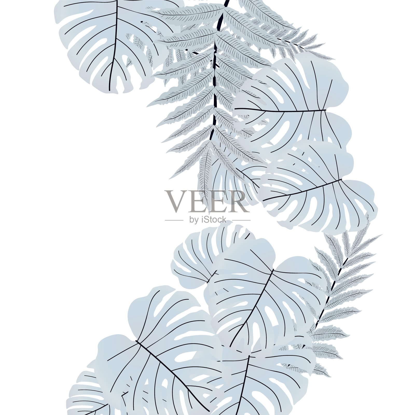 热带模式插画图片素材