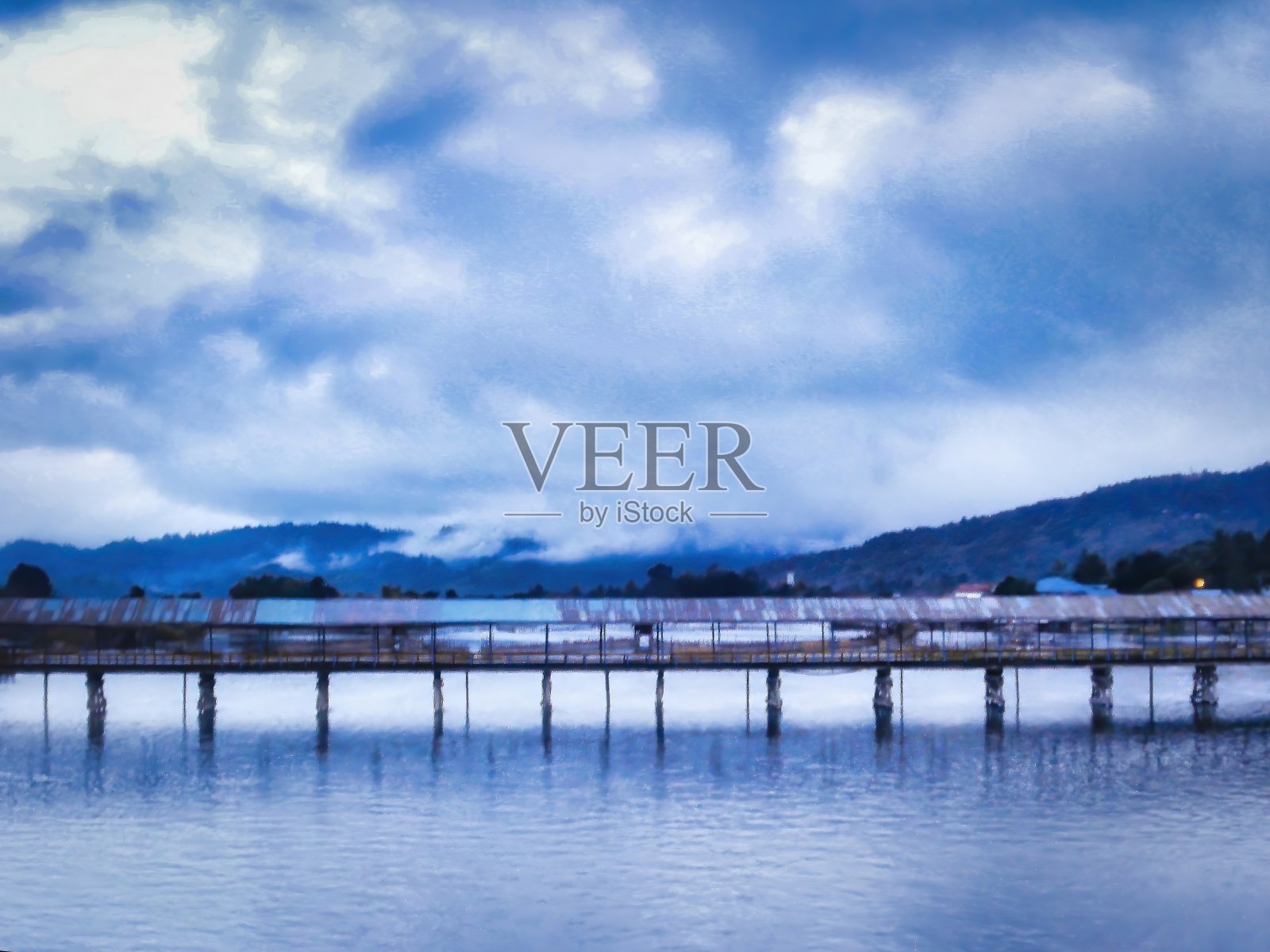 Pamona木桥照片摄影图片