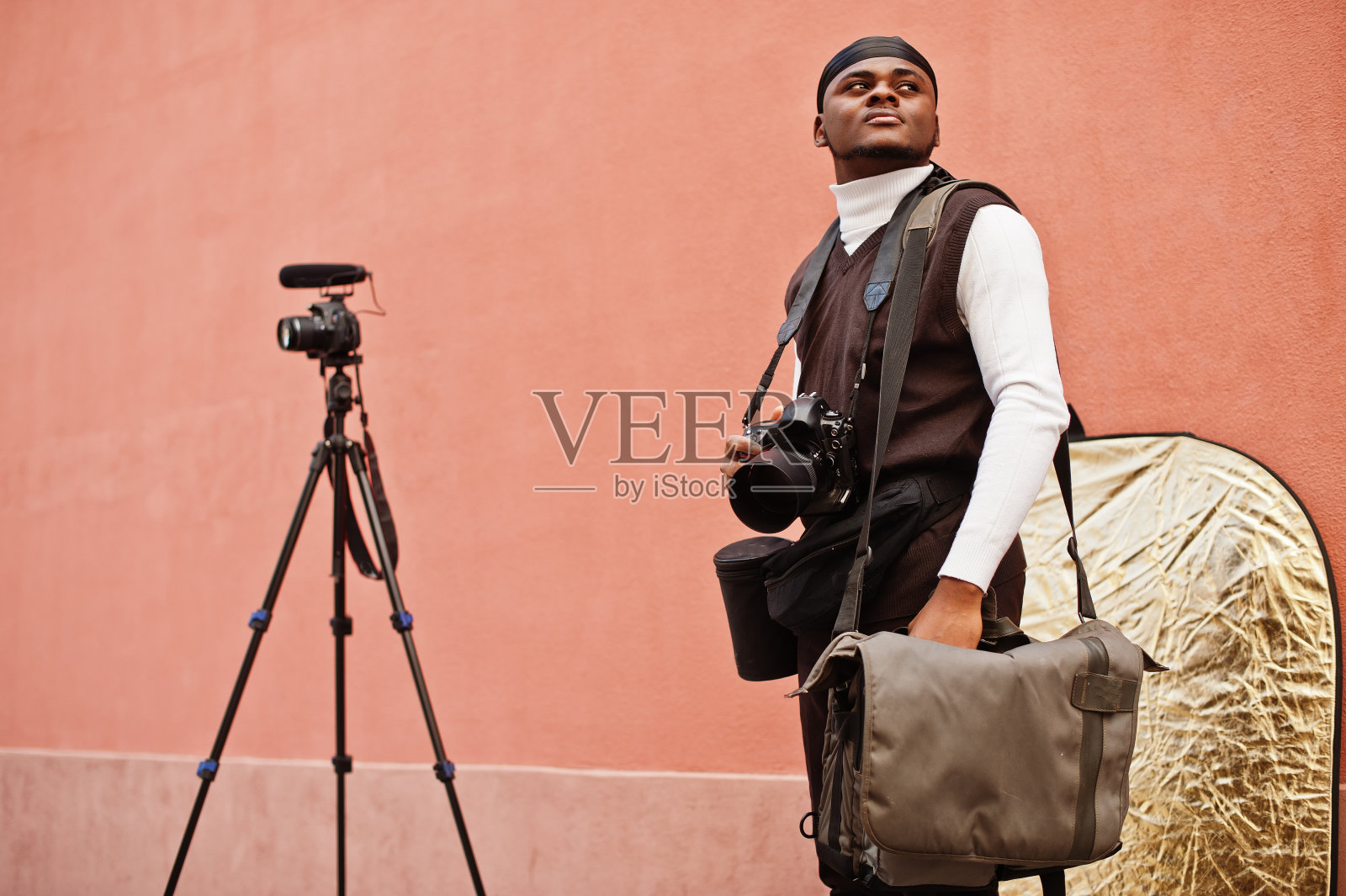 专业非洲电视录像制作人照片摄影图片