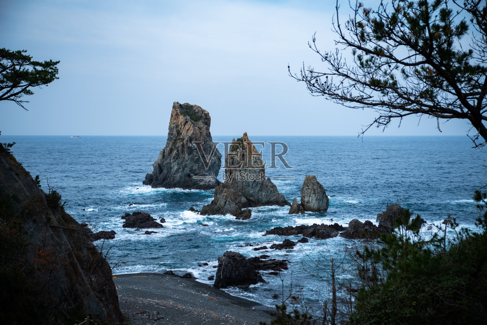 山口县长户市尾江岛风光照片摄影图片