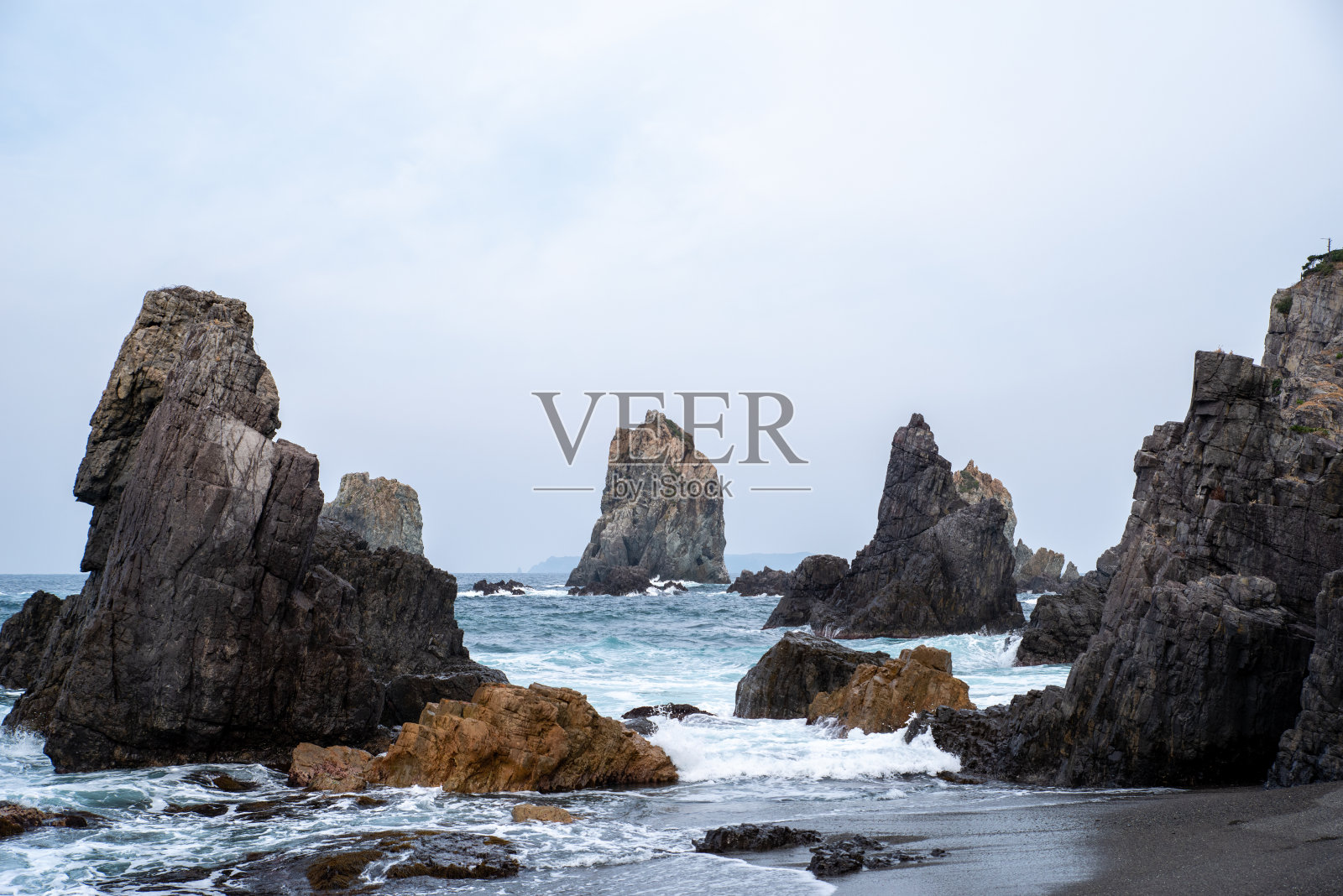 山口县长户市尾江岛风光照片摄影图片