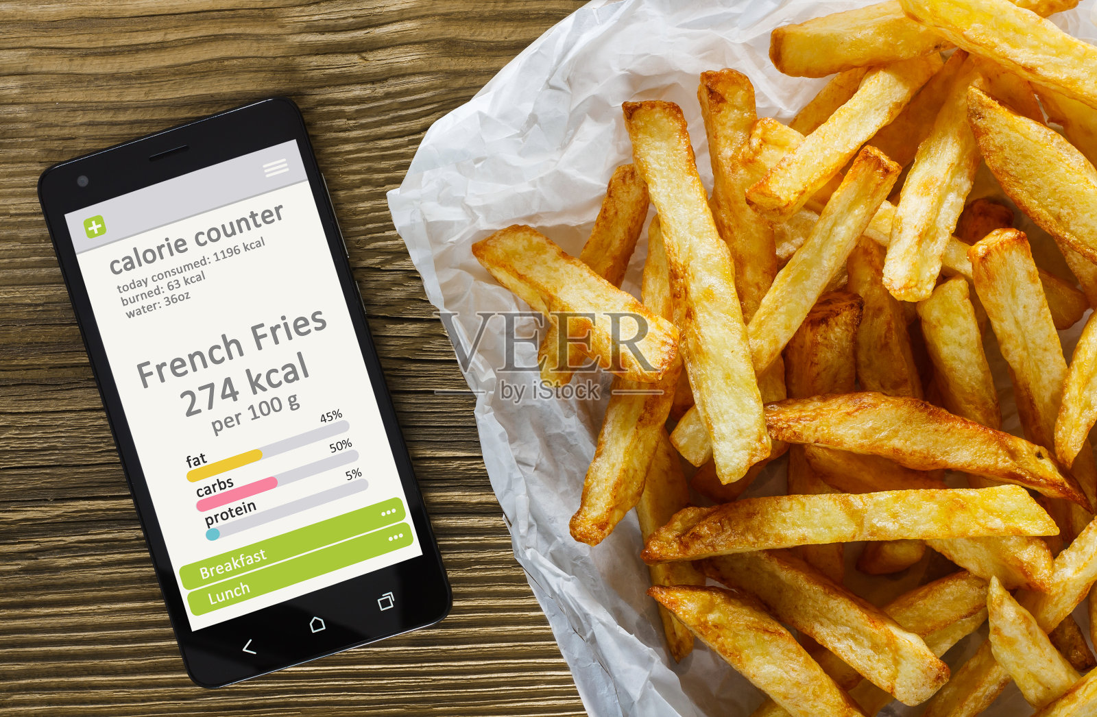 卡路里含量的概念照片摄影图片