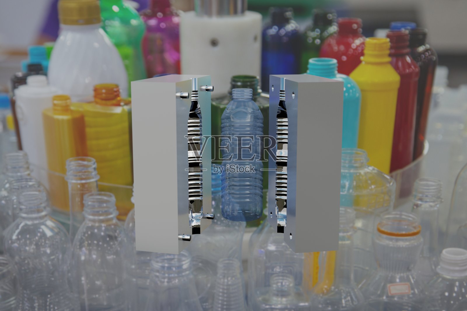 PET塑料瓶模具照片摄影图片