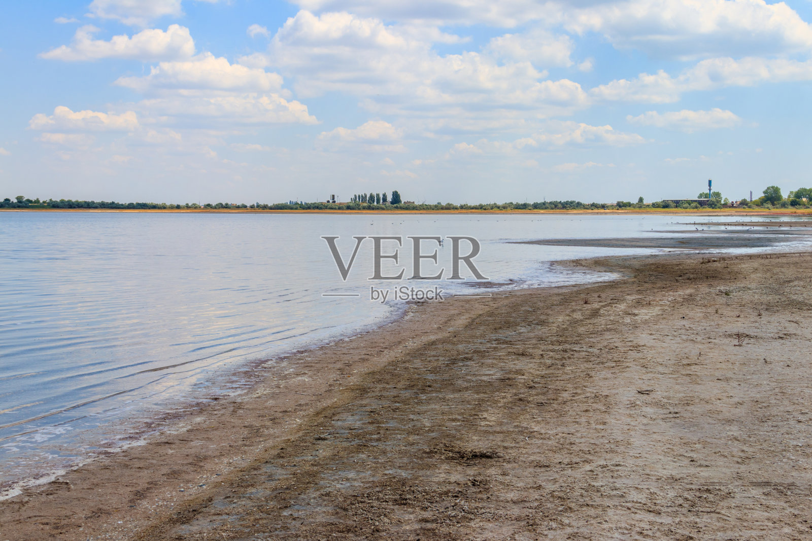 乌斯特里克诺(牡蛎)湖在科尔森地区，乌克兰照片摄影图片