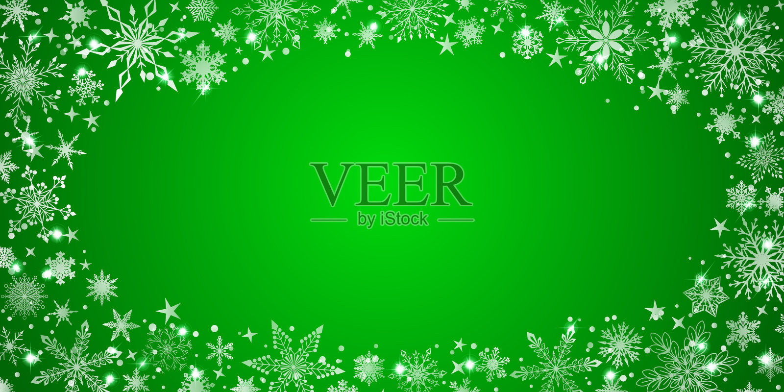 圣诞背景雪花插画图片素材