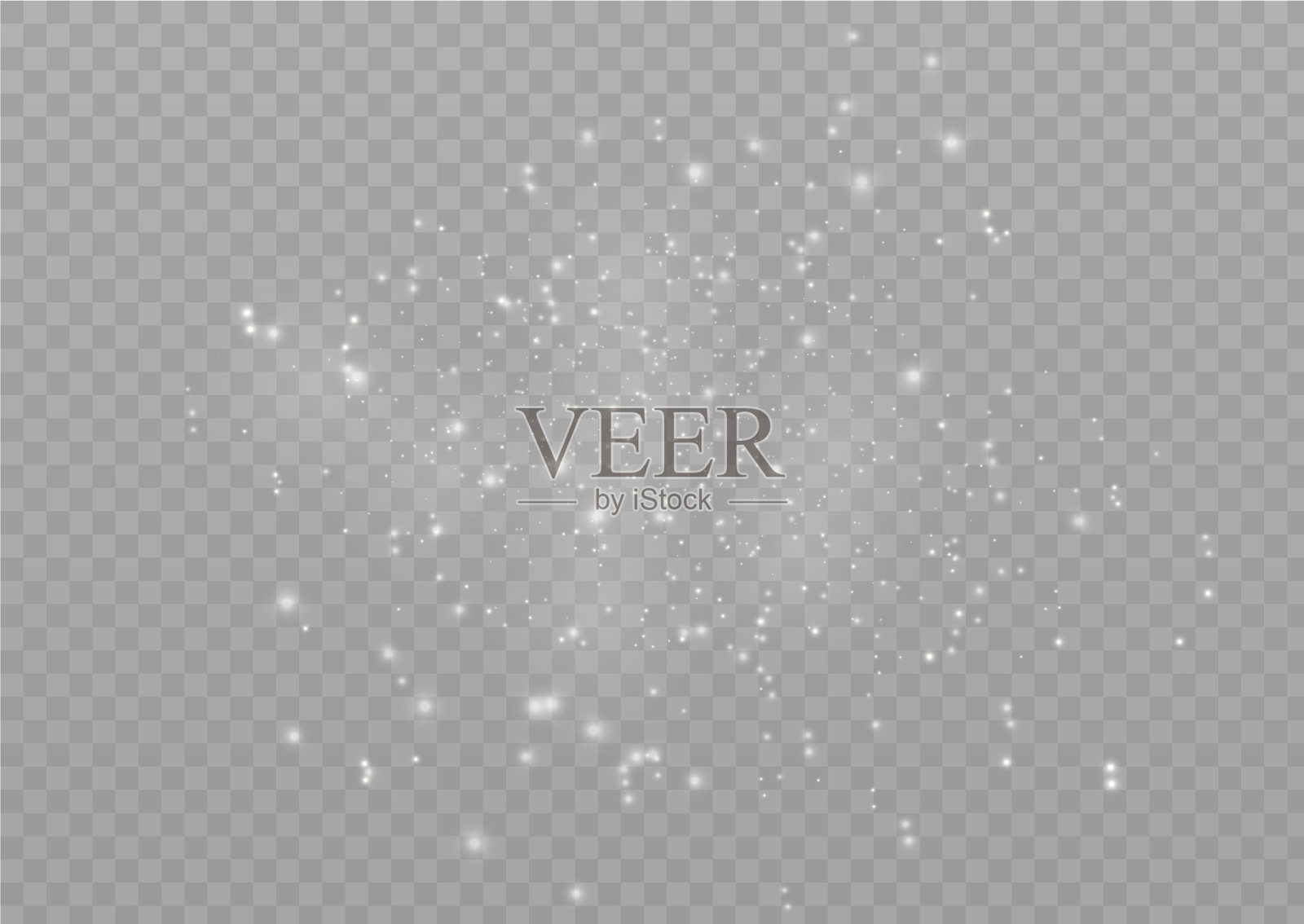 白色的灰尘火花插画图片素材