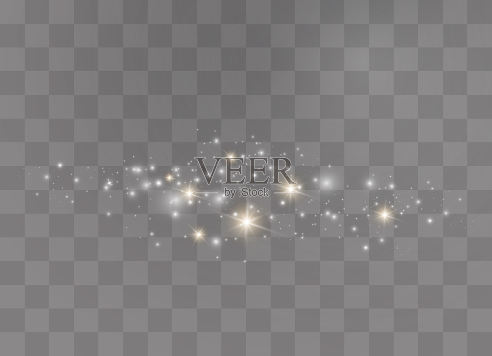 闪闪发光的尘埃插画图片素材