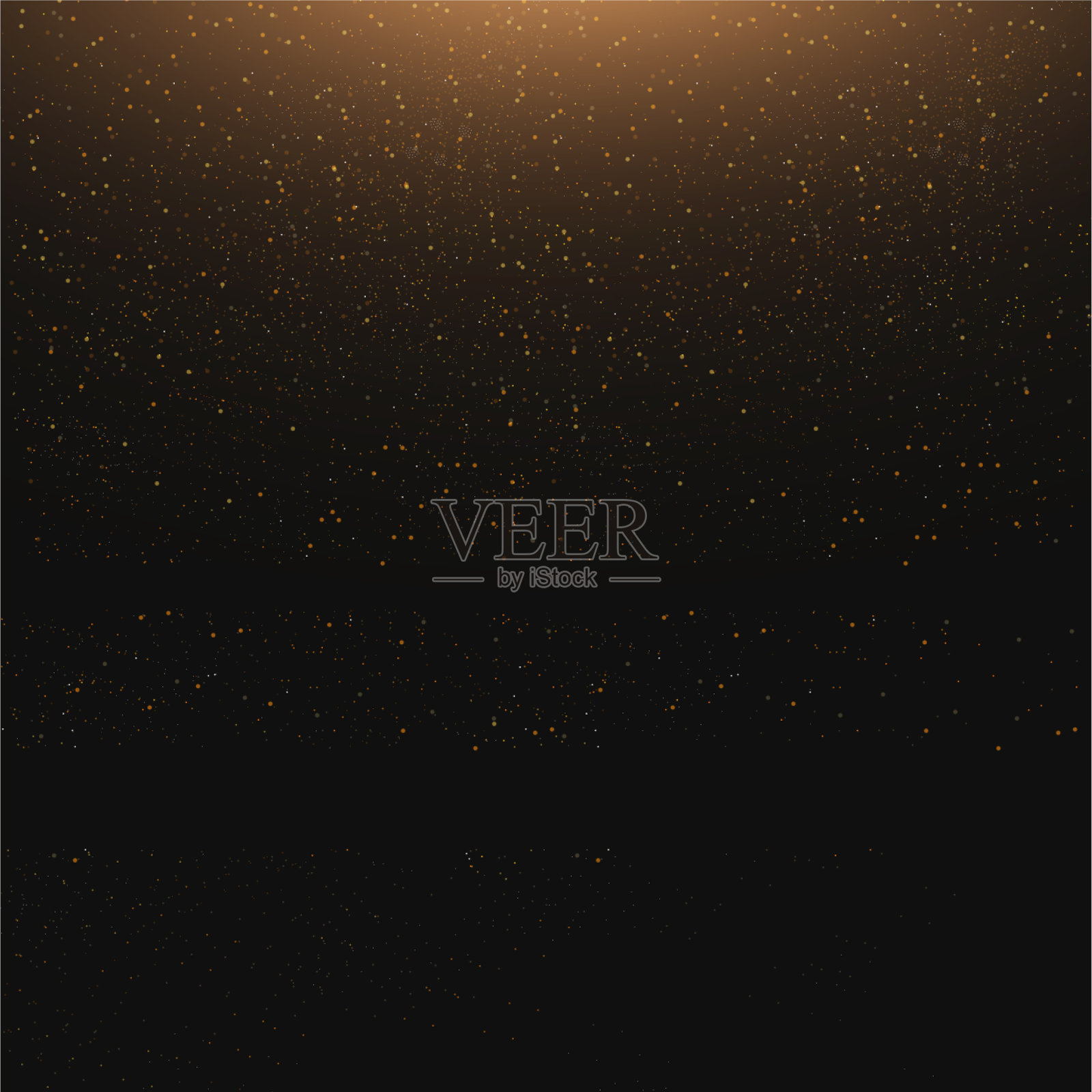 金色的尘埃火花插画图片素材