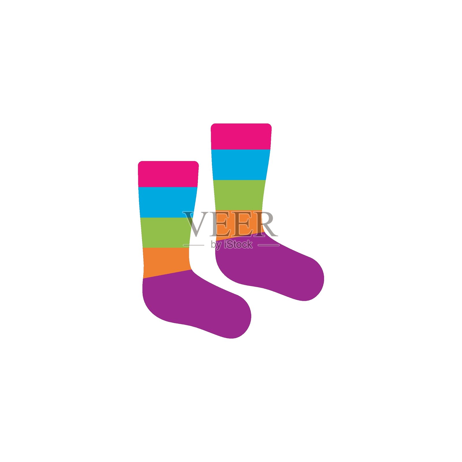 袜子设计元素图片