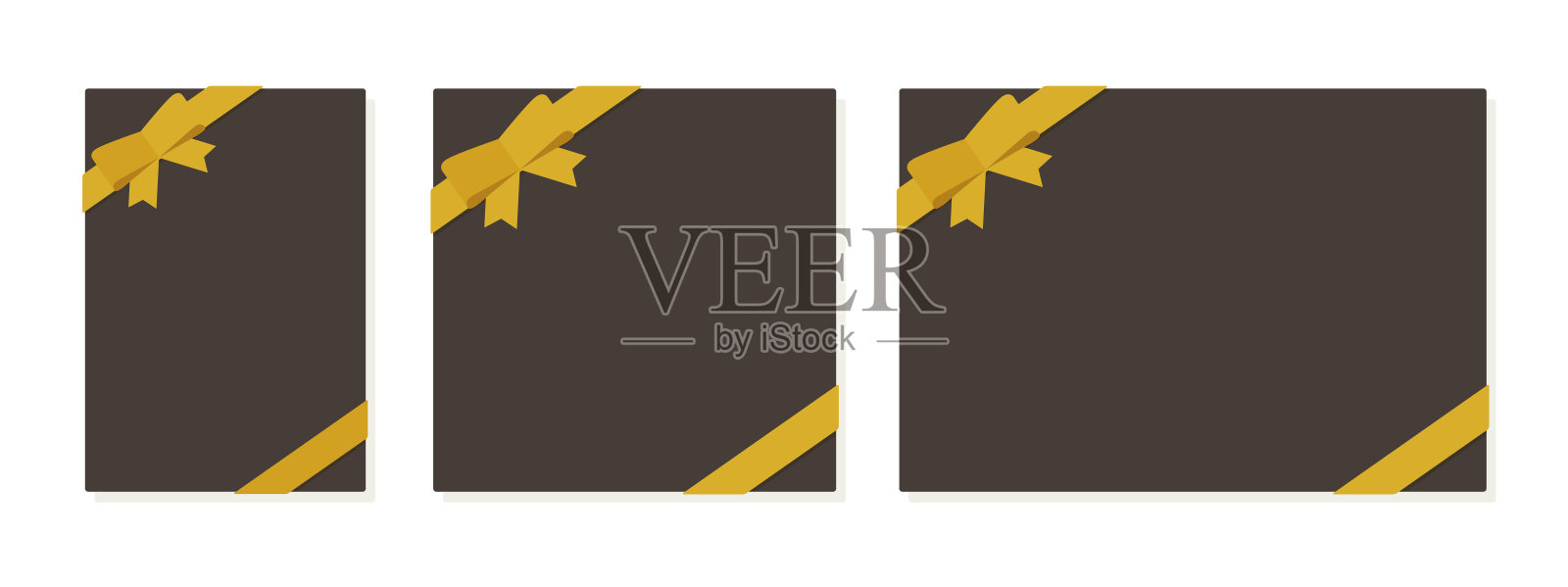 礼物/贺卡/信息卡/现在矢量插图材料插画图片素材