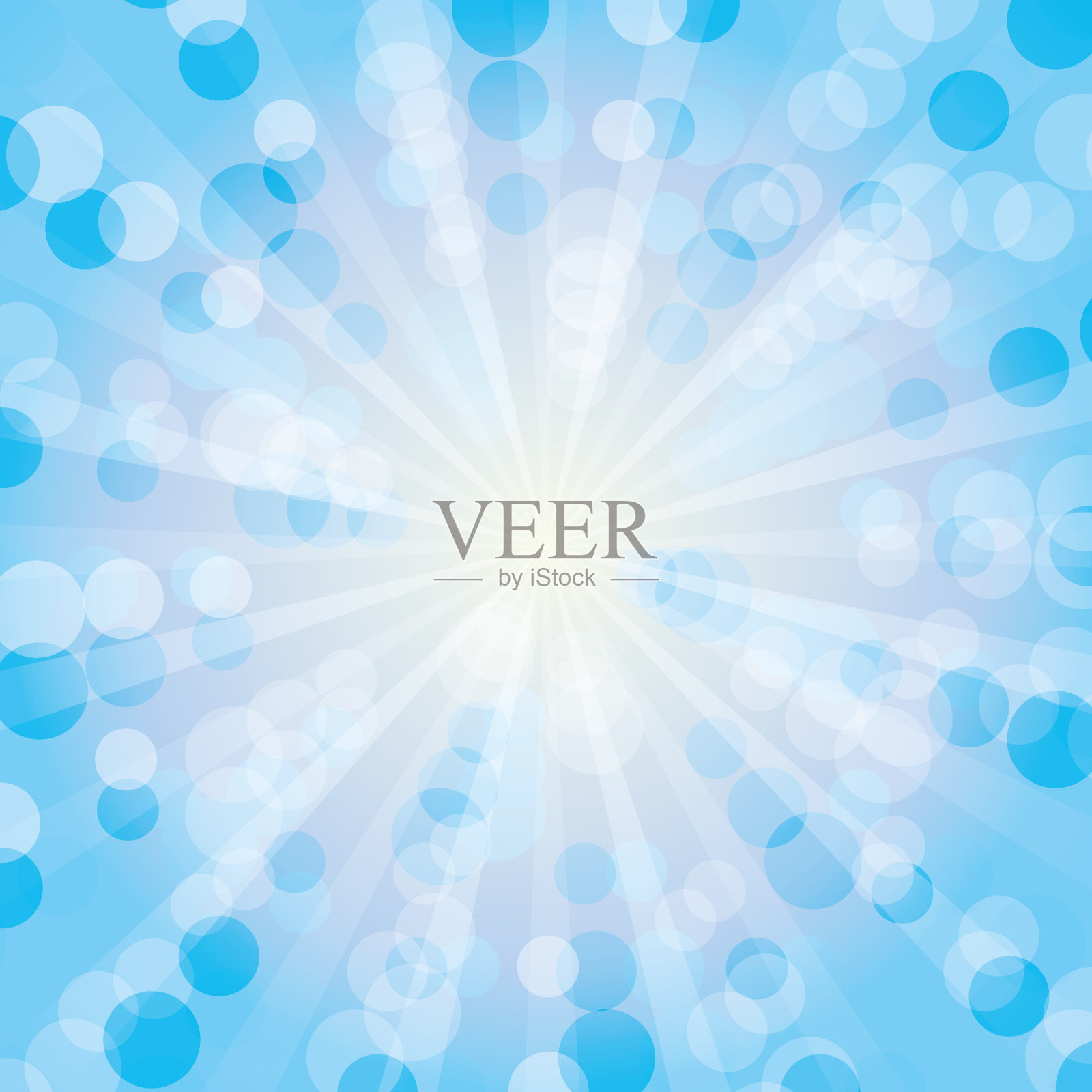 美丽的蓝色镜头背景。向量营销背景。插画图片素材