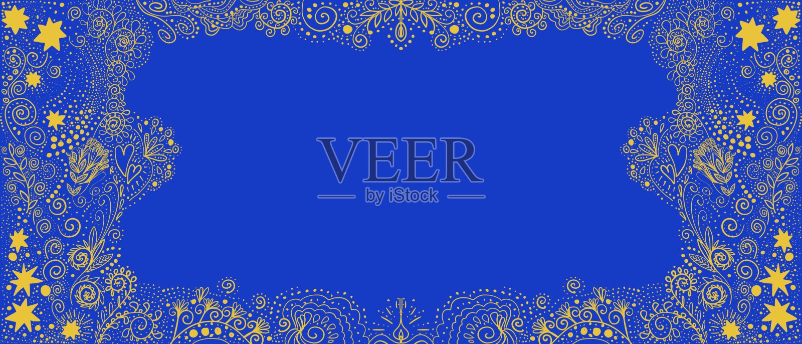 圣诞新年横幅背景插画图片素材