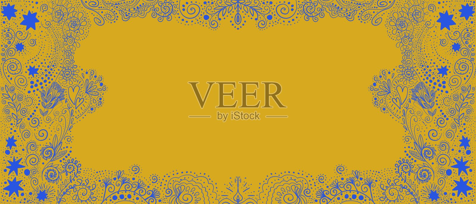 圣诞新年旗帜背景插画图片素材