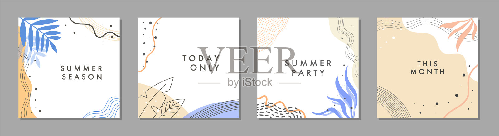 可编辑的广场324设计模板素材