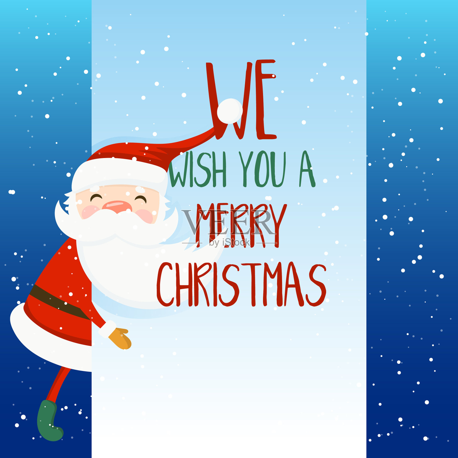 圣诞快乐，恭贺新禧插画图片素材