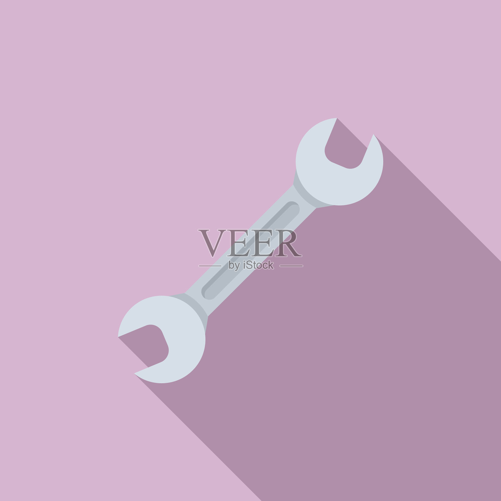 钢质车键图标平坦风格插画图片素材